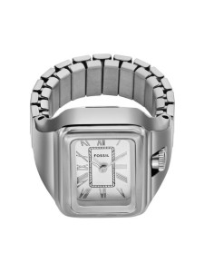 Fossil Zegarek Watch Ring ES5344 Srebrny
