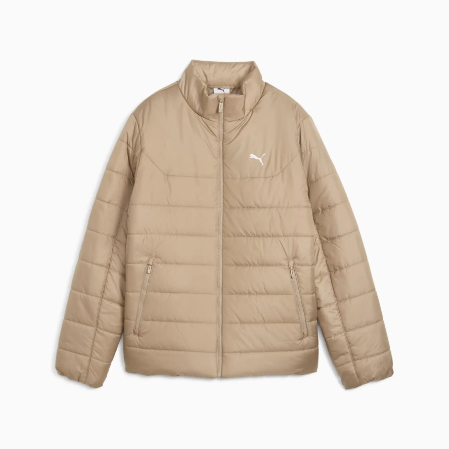 Kurtka puchowa damska Puma ESS PADDED beżowa r S