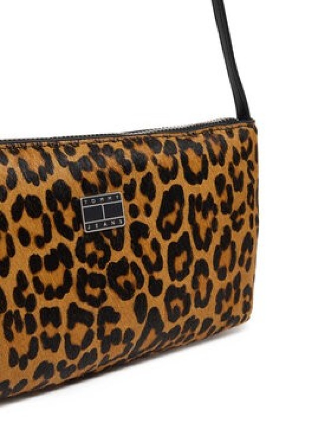 Tommy Jeans Torebka Tjw Must Leopard Shoulder Bag AW0AW18008 Pomarańczowy