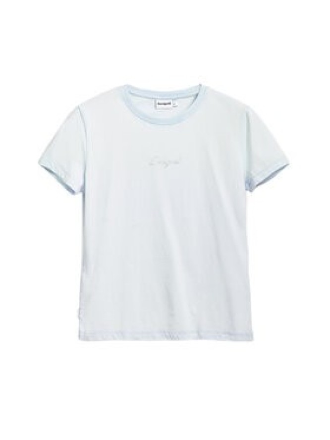Desigual T-Shirt 25SWTK15 Błękitny Regular Fit