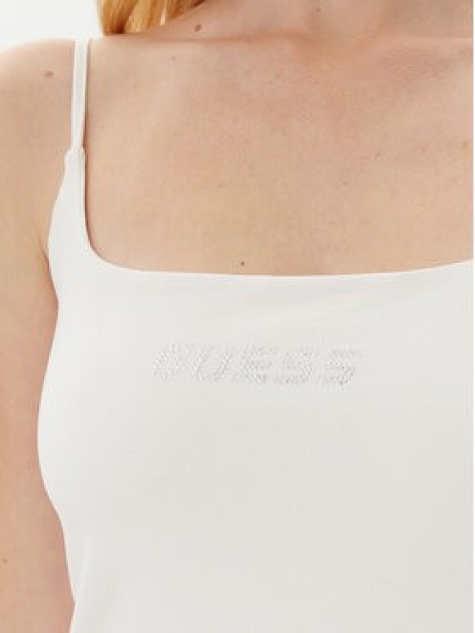 Guess Top V5GP22 J1314 Biały Slim Fit