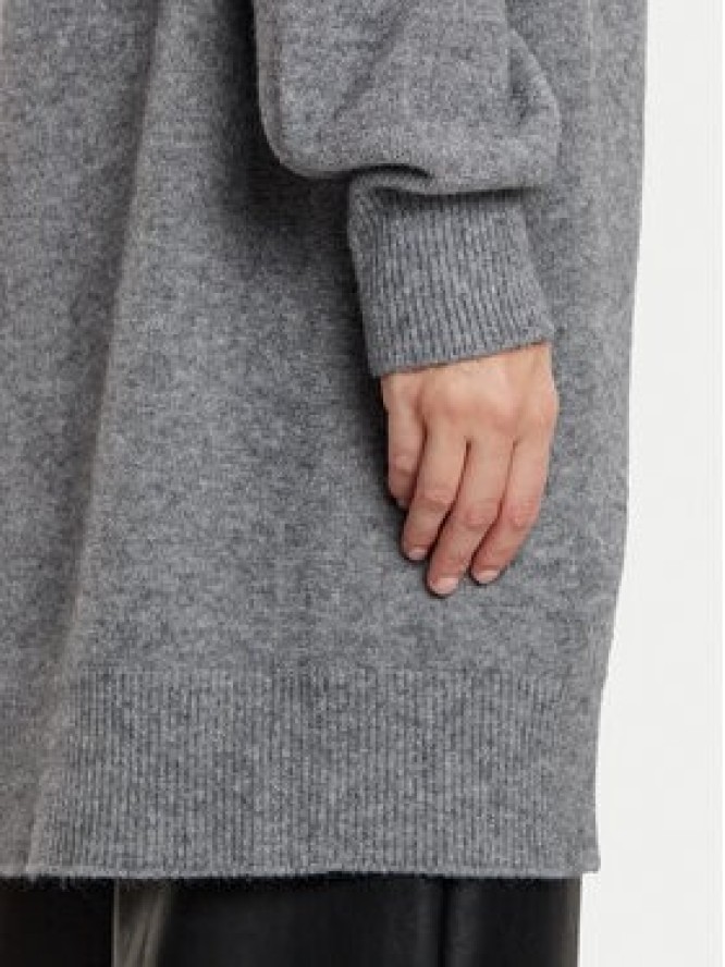 Kontatto Kardigan 3M0143 Szary Relaxed Fit