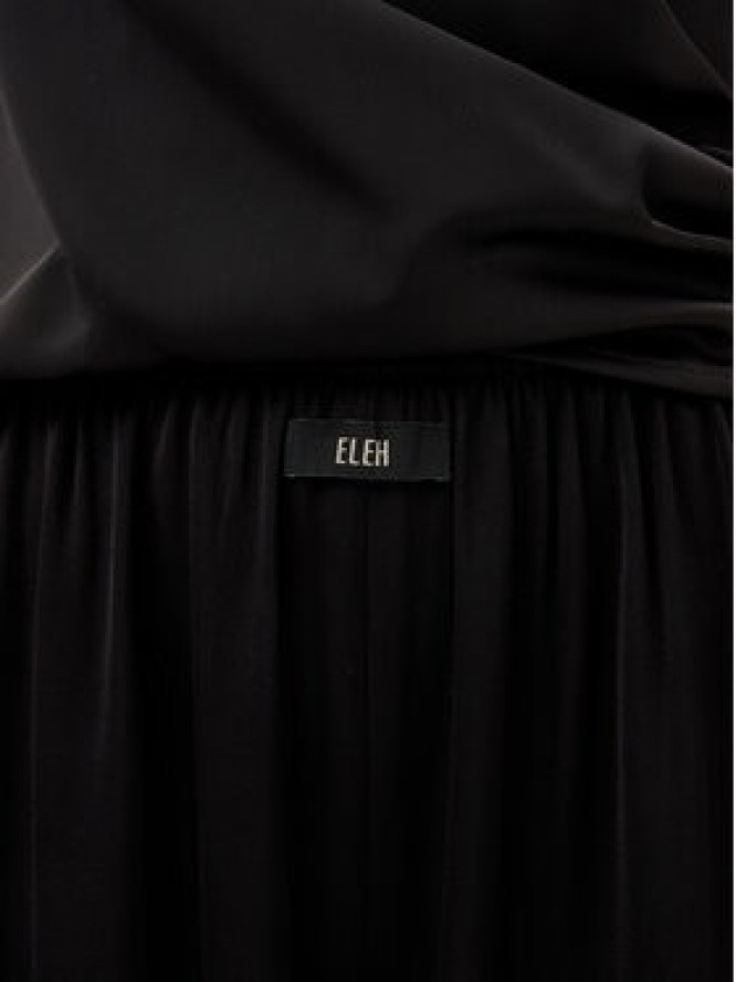 Eleh Spodnie palazzo ESS250049 Czarny Regular Fit