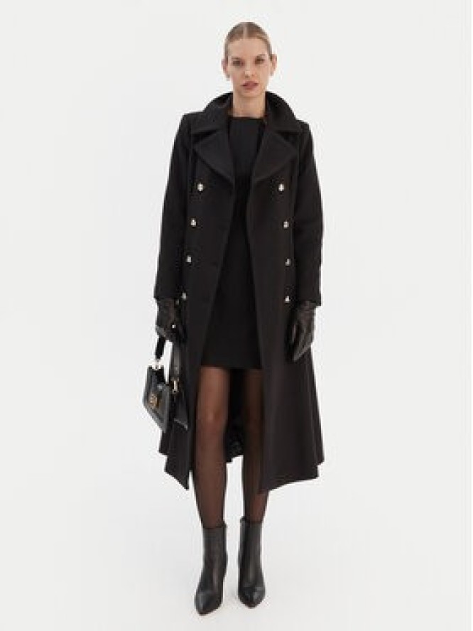 Rinascimento Płaszcz przejściowy CFC0126730003 Czarny Regular Fit