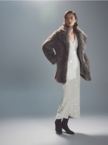 Sztuczne futro - beżowy