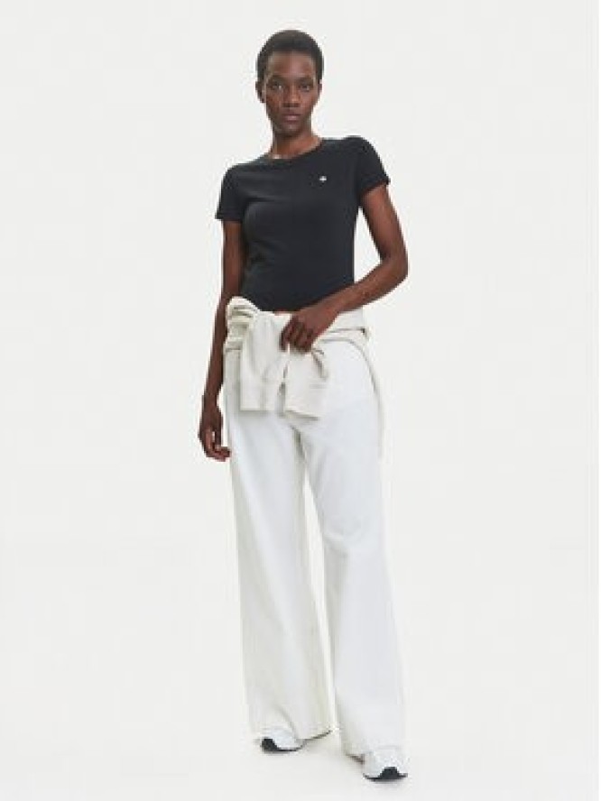 Converse T-Shirt 10027252-A02 Czarny Slim Fit