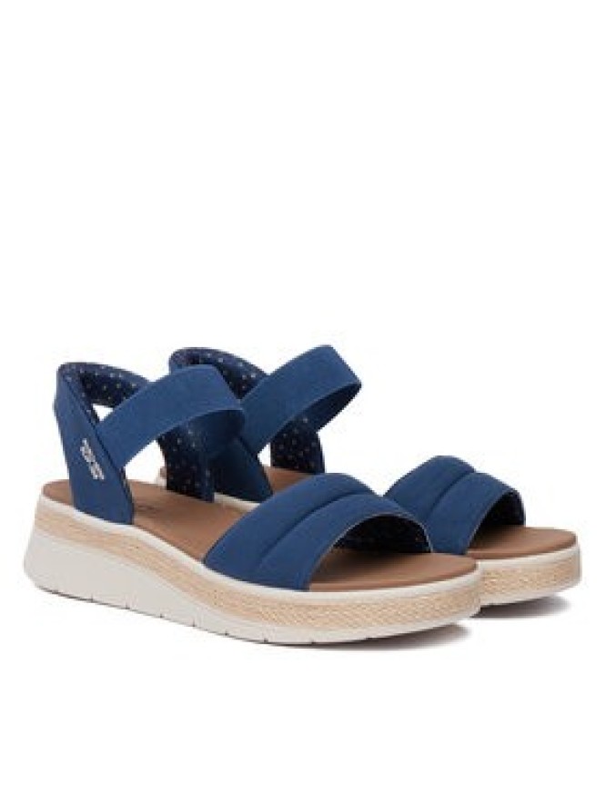 Skechers Sandały BOBS Sun Ray 114413/NVY Granatowy
