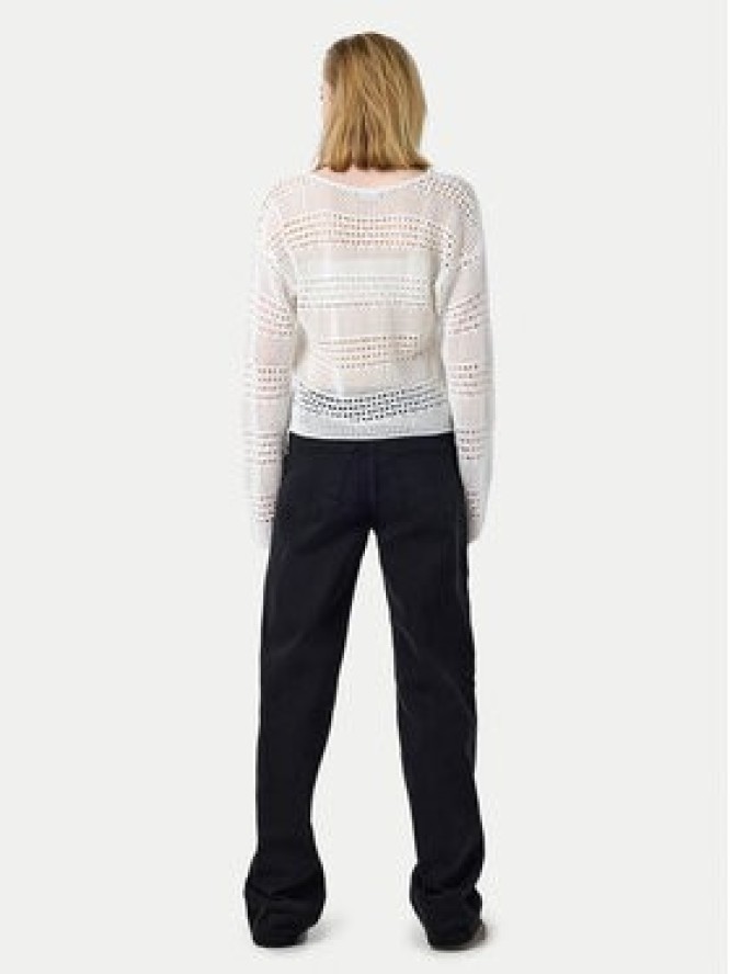 Noisy May Sweter Laika 27029389 Biały Regular Fit