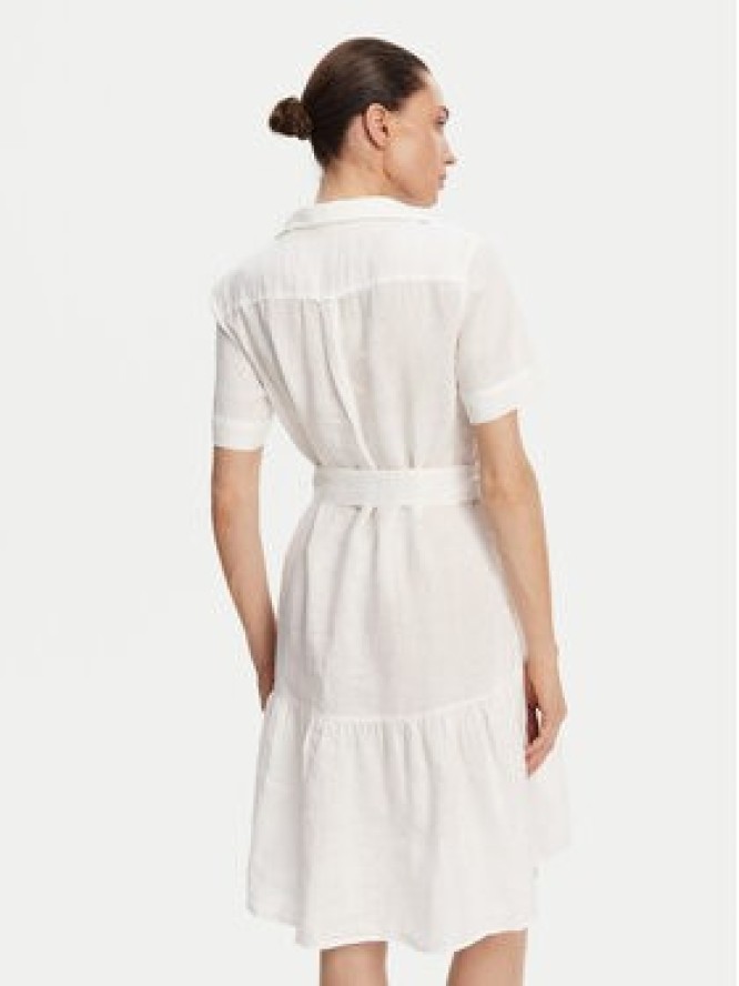 Gant Sukienka koszulowa 4503434 Biały Regular Fit