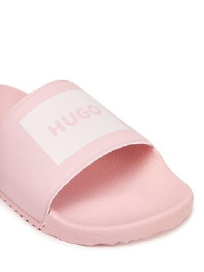 HUGO Klapki Timein 50546281 Różowy