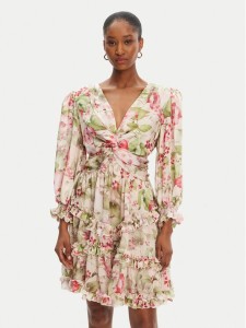 Babylon Sukienka koktajlowa S00874 Kolorowy Regular Fit