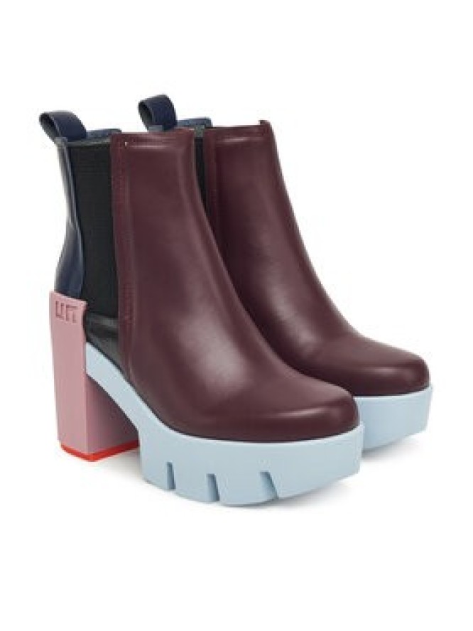 United Nude Botki Grip Chelsea Mid IV 1095992516 Bordowy