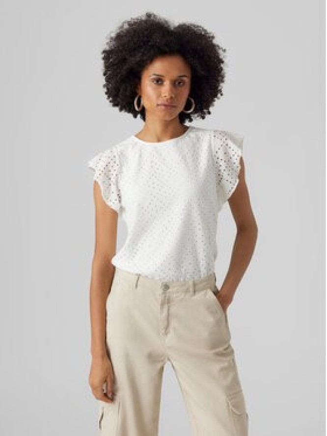 Vero Moda T-Shirt 10286067 Biały Loose Fit
