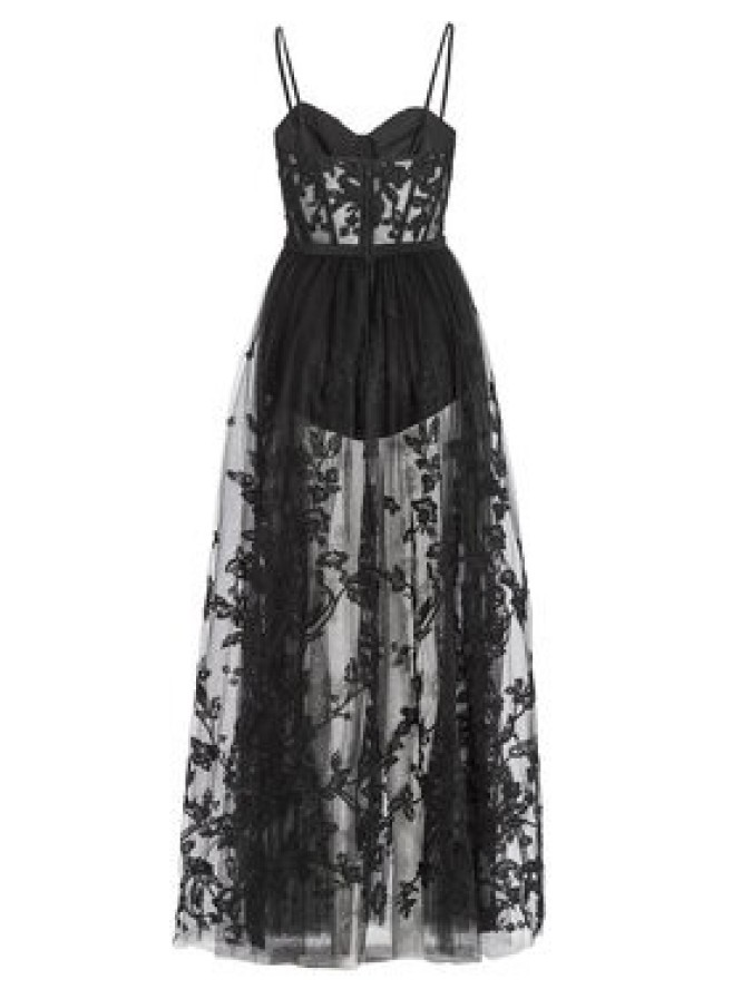 Hey Kyla Sukienka wieczorowa 5AK032HK Czarny Regular Fit