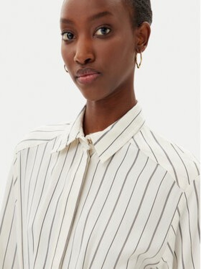 Marella Sukienka koszulowa Denis 2513221111200 Biały Regular Fit