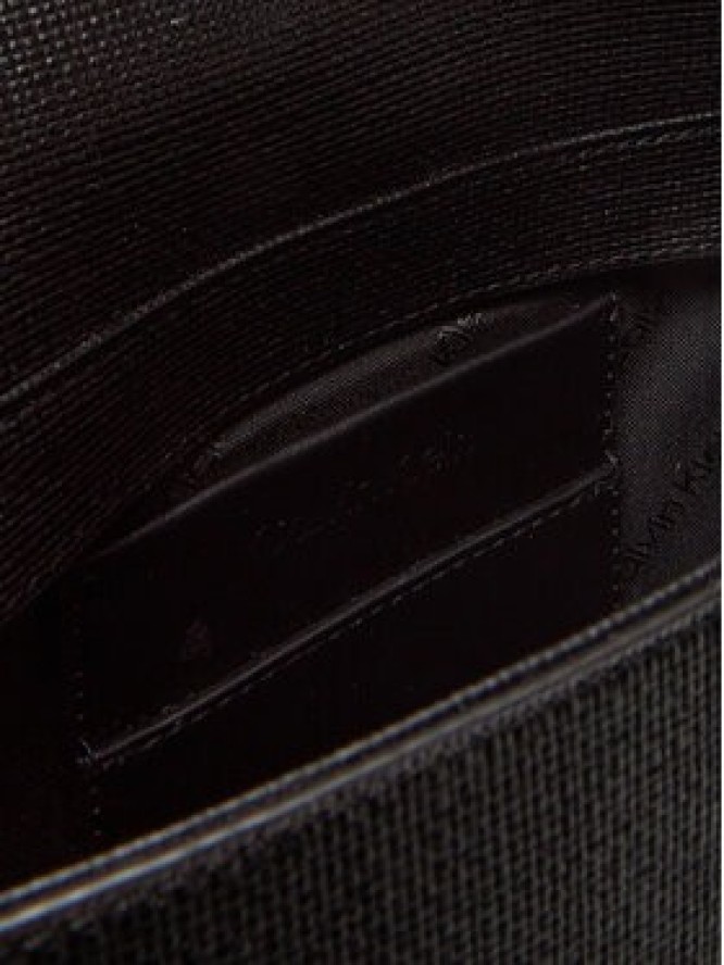 Calvin Klein Torebka Ck Hw Crossbody Saddle Bag_Tex K60K613233 Czarny