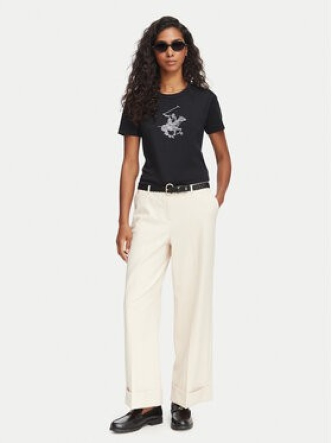 Beverly Hills Polo Club T-Shirt L1608-HR Czarny Regular Fit