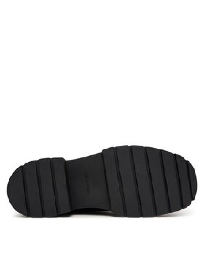 Calvin Klein Botki Chunky Ankle Boot Lth Hdw HW0HW03202 Czarny