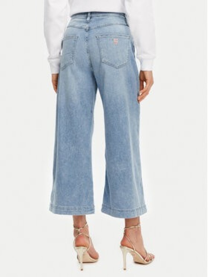 Guess Jeansy W5GA2E D5O90 Niebieski Wide Leg