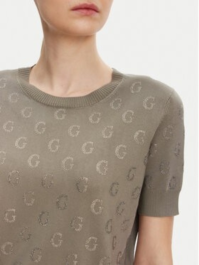 Guess Sweter W5GR05 Z3D60 Brązowy Regular Fit