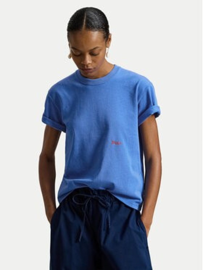 Polo Ralph Lauren T-Shirt 211A96263002 Niebieski Regular Fit