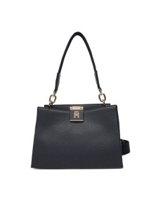 Tommy Hilfiger Torebka Th Her Med Satchel Corp AW0AW17830 Granatowy