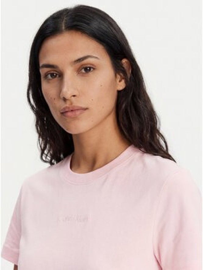 Calvin Klein T-Shirt LV044C905G Różowy Regular Fit