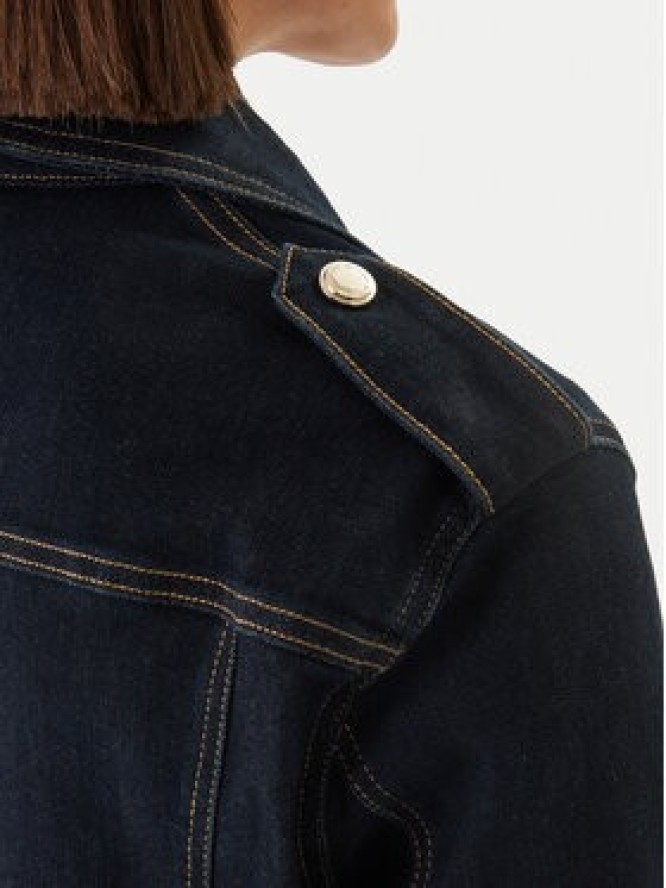Morgan Kurtka jeansowa 261-VSOUBIA Granatowy Oversize