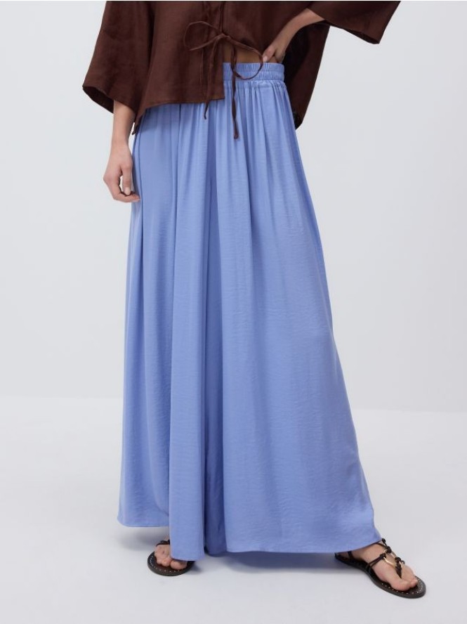 Spodnie palazzo - jasnoniebieski