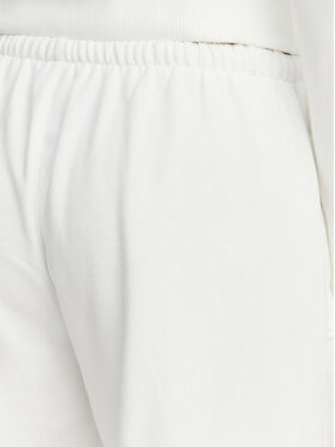 Tommy Jeans Spodnie dresowe Metallic Logo DW0DW22735 Biały Wide Leg