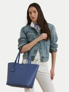LAUREN RALPH LAUREN Torebka 431795329070 Niebieski