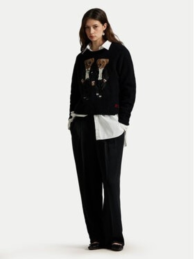 Polo Ralph Lauren Sweter 211978619001 Czarny Relaxed Fit