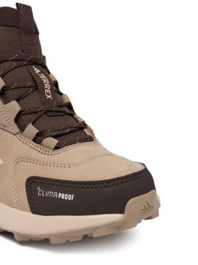 adidas Trekkingi Terrex Anylander Leather Mid Climaproof Hiking Shoes KJ6790 Brązowy