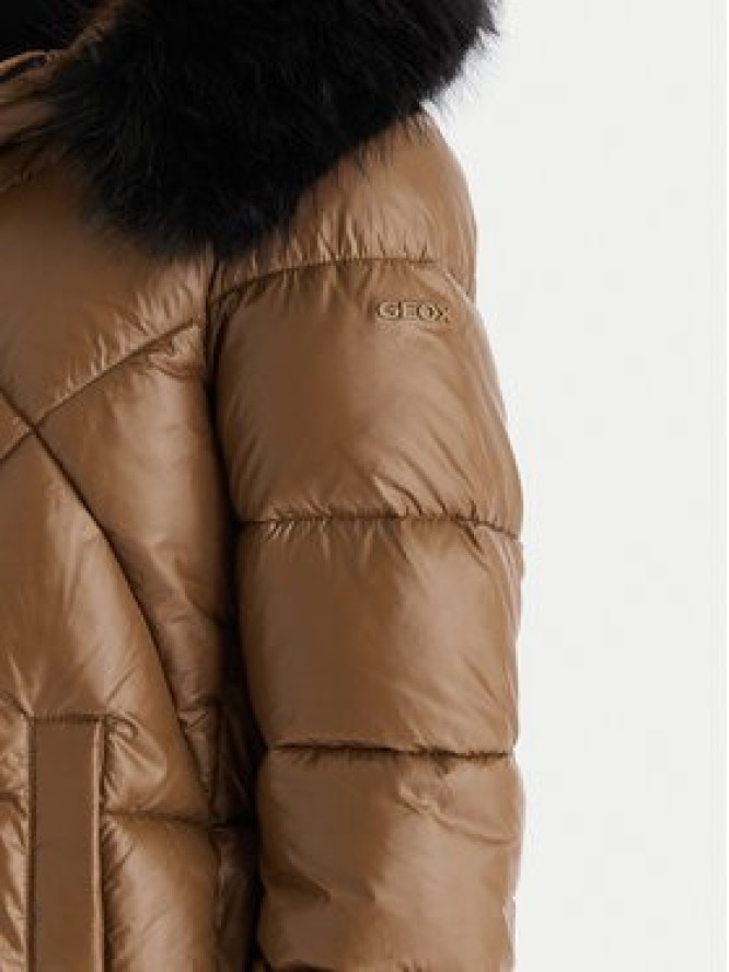 Geox Kurtka zimowa Backsie W5628S T3121 F5212 Brązowy Oversize