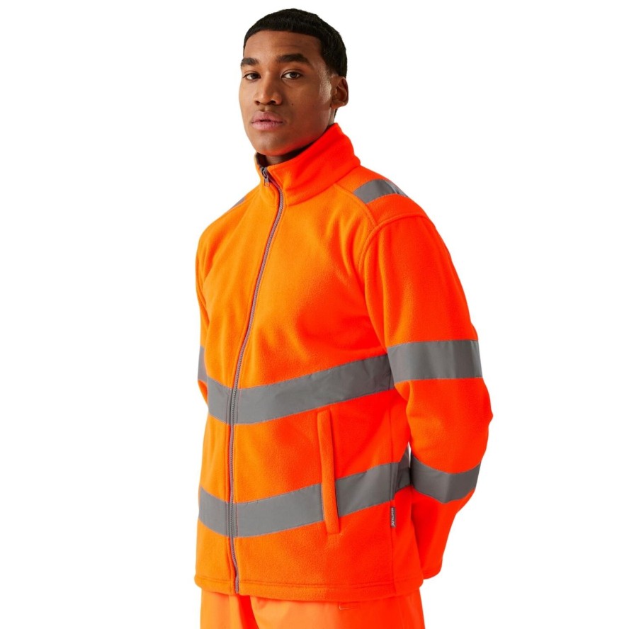 Bluza Polarowa Unisex Dla Dorosłych Odblaskowa