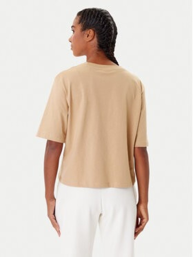 Guess T-Shirt V5YI02 I3Z14 Beżowy Boxy Fit