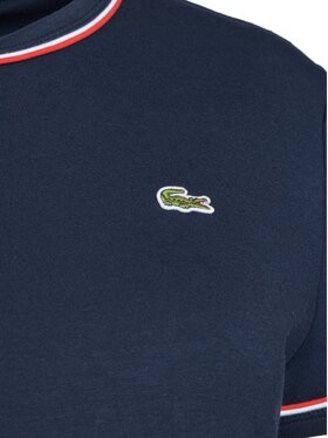 Lacoste T-Shirt TF5289 Granatowy Slim Fit