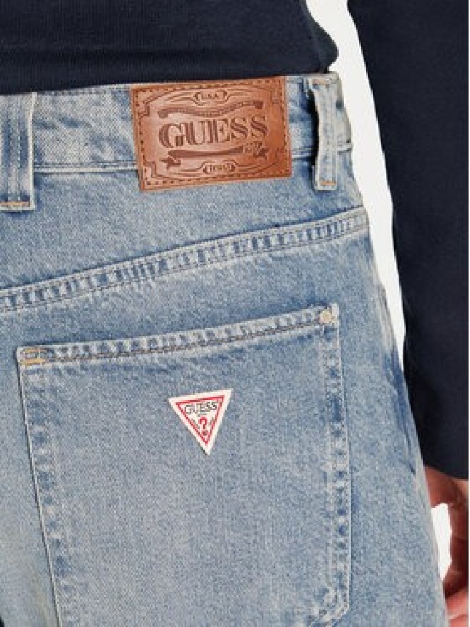 Guess Jeansy W5BA2L D0742 Niebieski Baggy Fit