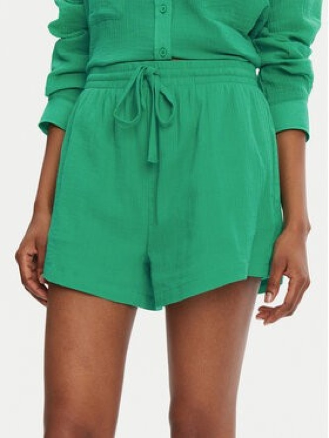 Seafolly Szorty materiałowe Crinkle 55429-SH Zielony Regular Fit