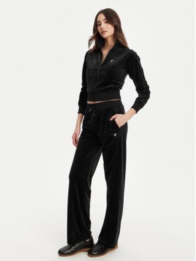Guess Spodnie dresowe V3BB26 K0232 Czarny Regular Fit