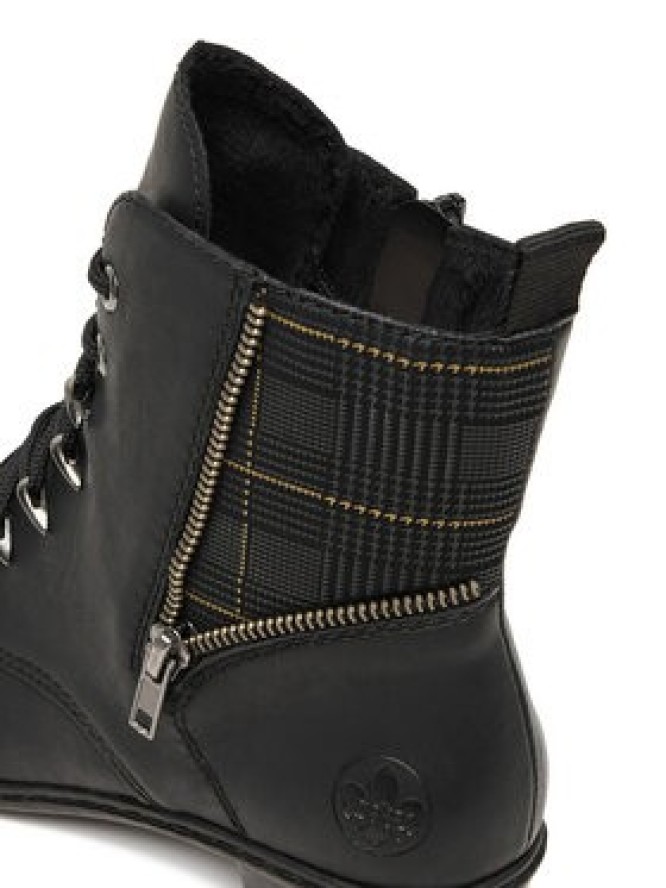 Rieker Botki Y0700-01 Czarny