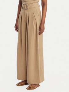 Eleh Spodnie palazzo SS260099 Beżowy Wide Leg