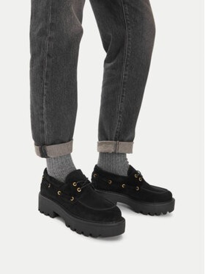 Badura Loafersy EO-AZALEA-8126-25 Czarny