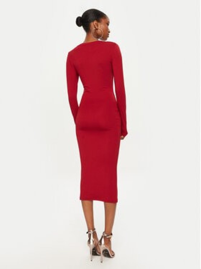 Juicy Couture Sukienka codzienna Dizzie JCWED24309 Czerwony Slim Fit