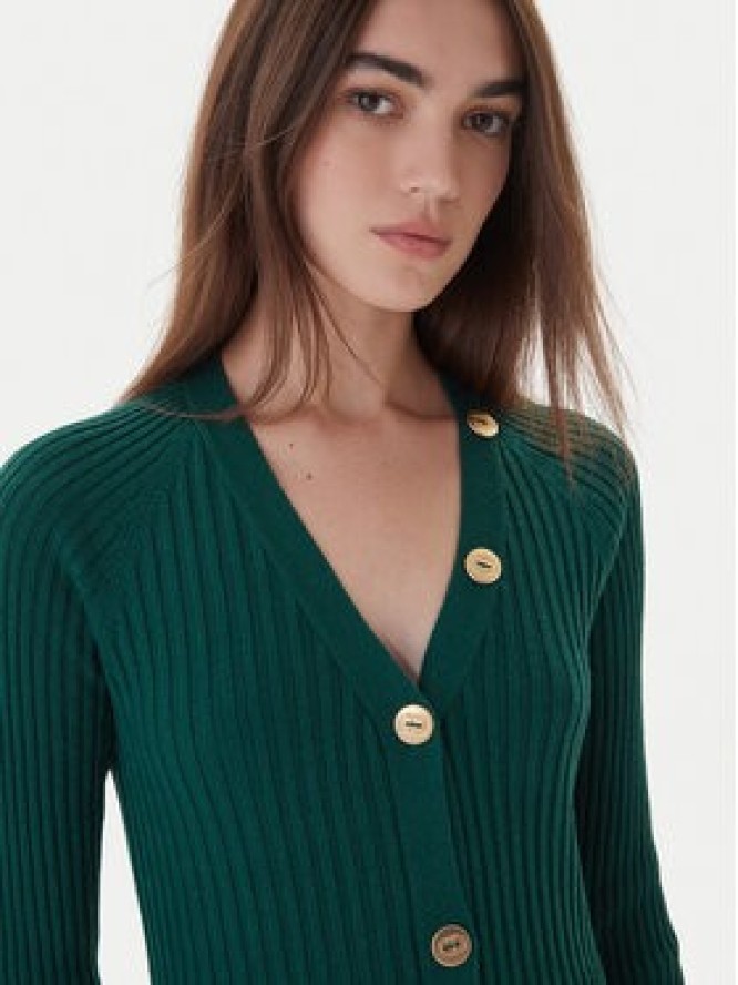 TWINSET Sukienka dzianinowa 252TT3400 Zielony Slim Fit