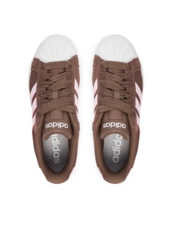 adidas Sneakersy Streettalk Bold Shoes KJ9946 Brązowy