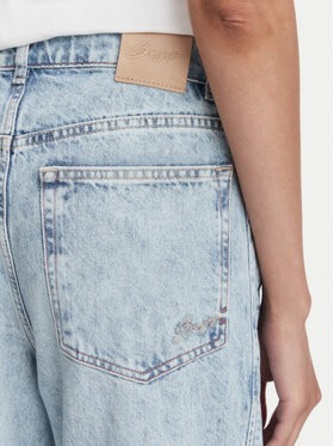 BOSS Jeansy Marlene 50564426 Niebieski jasny Wide Leg