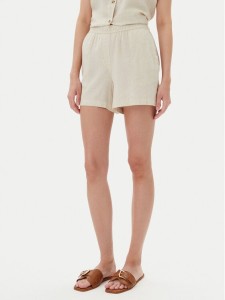 Vero Moda Szorty materiałowe Thea 10333804 Beżowy Loose Fit