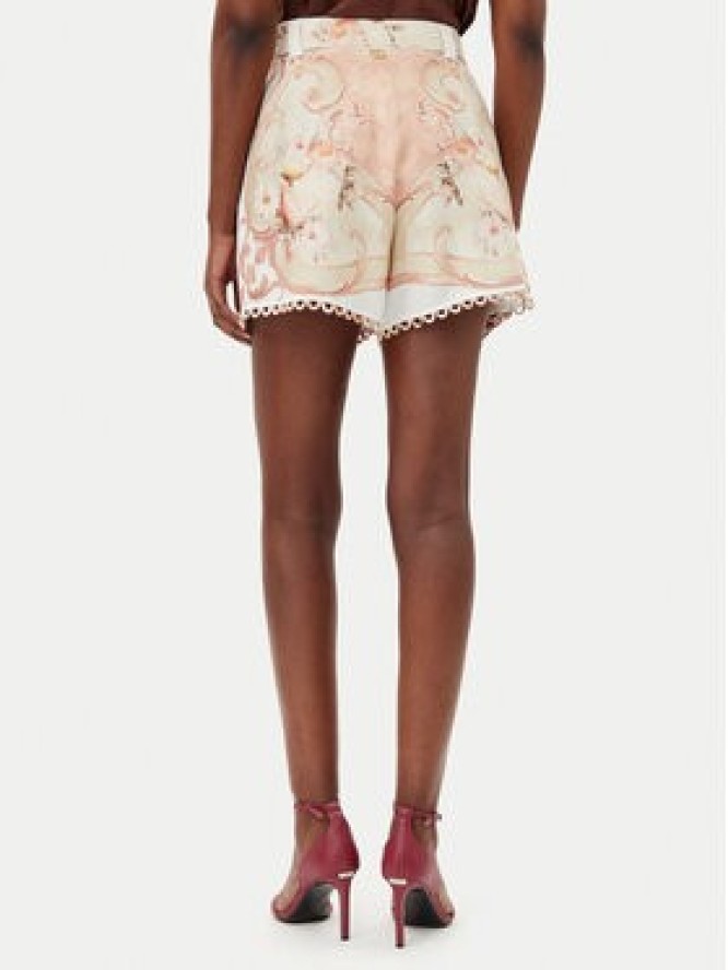 TWINSET Szorty materiałowe 251TT2443 Beżowy Regular Fit