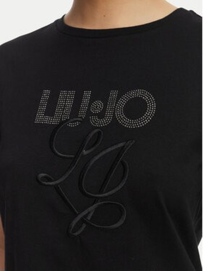 Liu Jo T-Shirt WA6238 JS923 Czarny Regular Fit